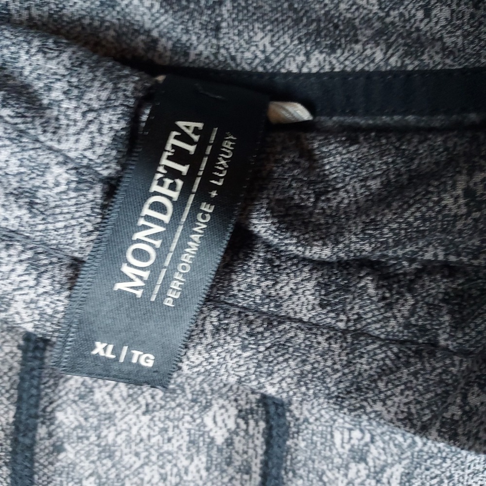 Mondetta Performance Luxe Hoodie Women's XL Gray Marled Stretch Athleisure - Picture 3 of 16